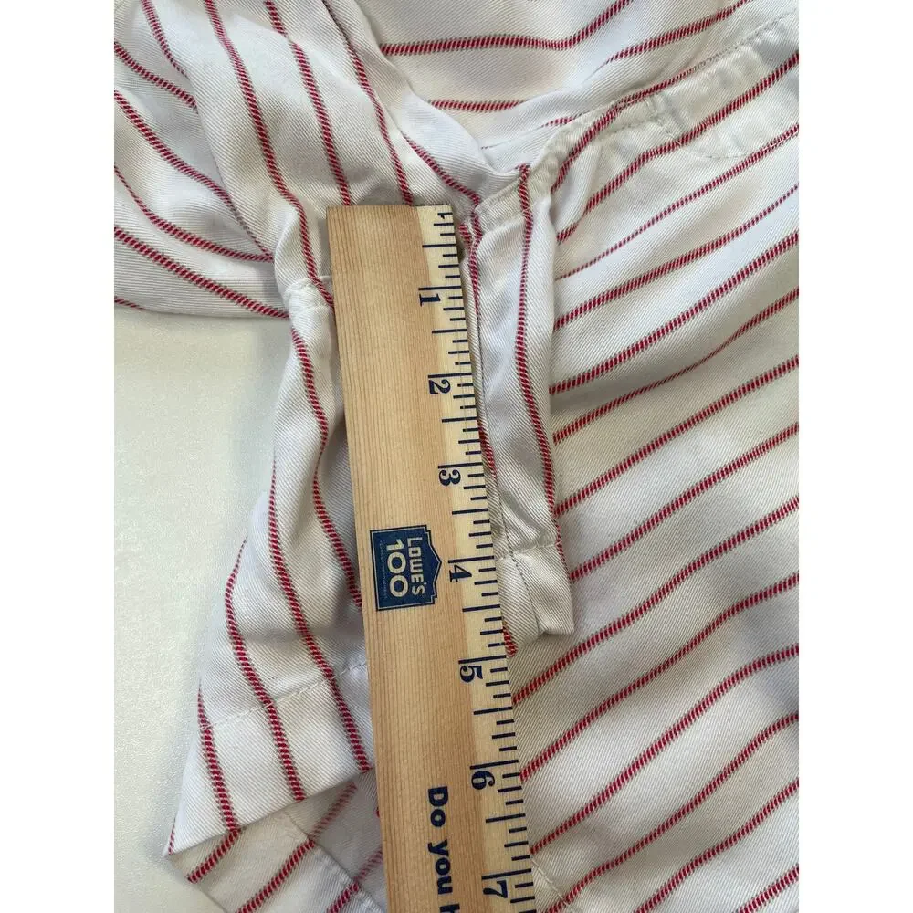 Tommy‎ Hilfiger White and Red Striped Shorts Size 8